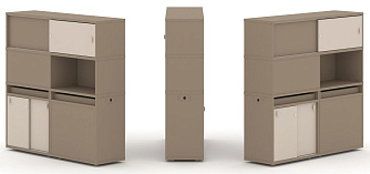 Набор №33. Тумба двойная с надставкой высокой 1500х410х1520
