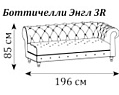 Диван Боттичелли Энгл трехмест. секция правая 1960х920х760