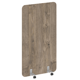 Перегородка на металлических опорах, на роликах, DP.R-100-180, 1000x18x1800