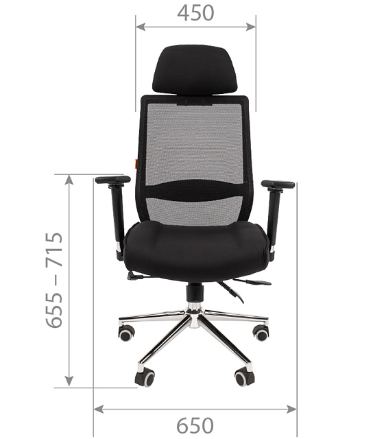 Кресло для руководителя Chairman 555 LUX