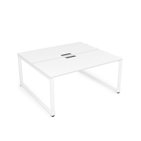 Столы системы Бенч, сдвоенные, на 2 рабочих места, начальный модуль 1800х1635х750