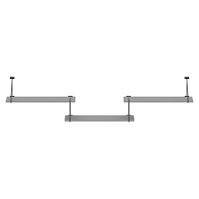 Полка навесная Coffee 1780х166х392