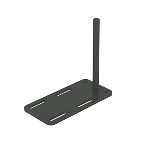 Комплект креплений экрана со штырем (универсальный) 50*104*92 - ЭйБиСи-проджект Комплект креплений экрана со штырем (универсальный) 50*104*92