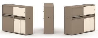 Набор №21. Тумба двойная с надставкой низкой 1500х410х1135