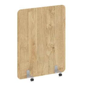 Перегородка на металлических опорах, на роликах, DP.R-120-150, 1200x18x1500