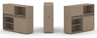 Набор №11. Тумба двойная с надставкой низкой 1500х410х1135 - ЭйБиСи-проджект Набор №11. Тумба двойная с надставкой низкой 1500х410х1135