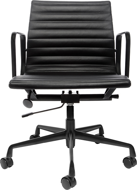 Кресло Eames Ribbed Office Chair EA 117 Total Black