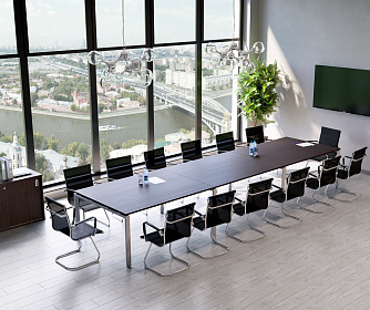 Стол для переговоров  METAL SYSTEM STYLE - ЭйБиСи-проджект Стол для переговоров  METAL SYSTEM STYLE