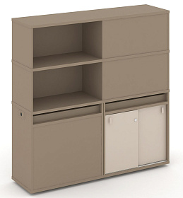 Набор №21. Тумба двойная с надставкой высокой 1500х410х1520