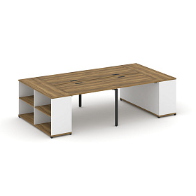 Рабочая станция с опорными стеллажами 2800х1480х750