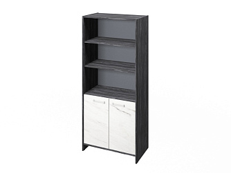 Шкаф для документов полуоткрытый широкий 800х460х1861