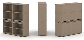 Набор №1. Тумба двойная с надставкой высокой 1500х410х1520