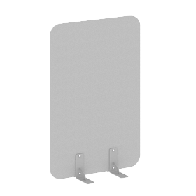 Перегородки на металлических опорах, на фетровых подпятниках, DP.F-80-120, 800x18x1200