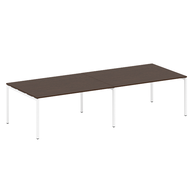 Переговорный стол (2 столешницы) на П-образном м/к