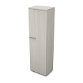 Шкаф для одежды с выдвижной штангой (задняя стенка ЛДСП) 600х450х2045h