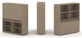 Набор №1. Тумба двойная с надставкой высокой 1500х410х1520