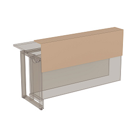 Надставка президиум на стол, 1200х200х400