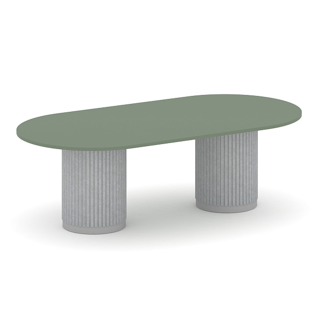 Стол для переговоров FELTO овальный 2400*1200*750