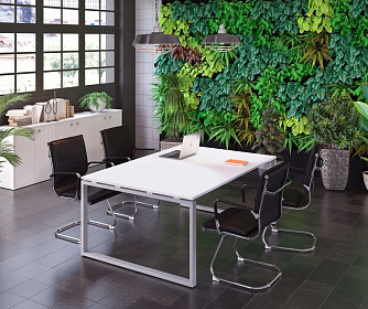 Стол для переговоров  METAL SYSTEM STYLE - ЭйБиСи-проджект Стол для переговоров  METAL SYSTEM STYLE