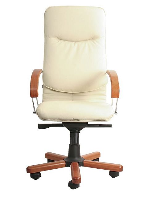 Кресло руководителя Nova Wood Chrome