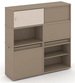 Набор №29. Тумба двойная с надставкой высокой 1500х410х1520