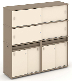 Набор №8. Тумба двойная с надставкой высокой 1500х410х1520