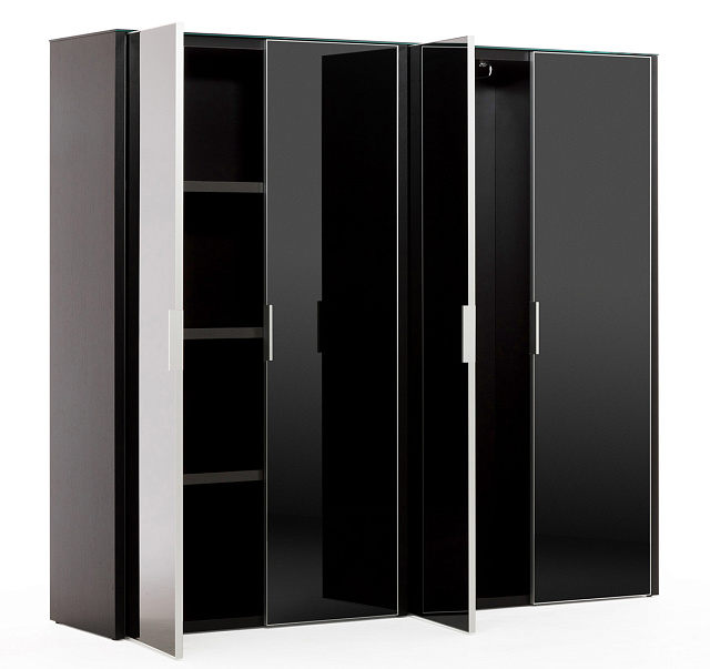 Шкаф для бумаг + гардероб 4 двери 190,7x45,2xh171,4см
