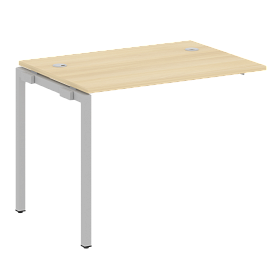 Проходной наборный элемент рабочей станции на П-образном м/к (проходная опора Б.ОСП-72, столешница, комплект траверс) 1000*720*750