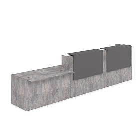 Комплект ресепшн (с подсветкой) 4232х900х1170