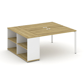 Рабочая станция с опорным стеллажом 1800х1480х750