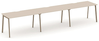 Рабочая станция на 3 места  4140х730х750