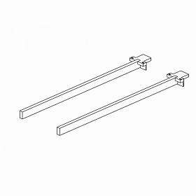 Комплект траверс приставного элемента L = 1000 мм 1147*100*43 - ЭйБиСи-проджект Комплект траверс приставного элемента L = 1000 мм 1147*100*43