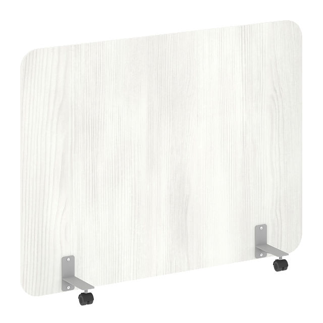 Перегородка на металлических опорах, на роликах, DP.R-160-120, 1600x18x1200