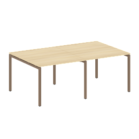 Переговорный стол (2 столешницы) на П-образном м/к 2000*1235*750