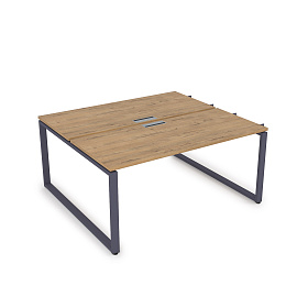 Столы системы Бенч, сдвоенные, на 2 рабочих места, начальный модуль 1600х1435х750