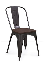 Стул металлический Bistro Wood