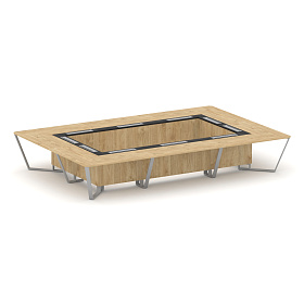 Стол переговорный прямоугольный KM-PR.B.SP-20K 4800*3200*750