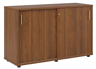 Тумба с раздвижными фасадами низкая 1230х430х750