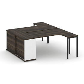 Рабочая станция с опорным стеллажом 1800х1480х750