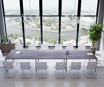 Стол для переговоров  METAL SYSTEM STYLE - ЭйБиСи-проджект Стол для переговоров  METAL SYSTEM STYLE