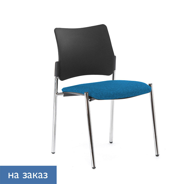 Стул для посетителей PINKO б/подл (пластик/ткань)