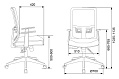 Кресло для сотрудников Бюрократ MC-611T