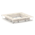 Стол переговорный квадратный MM-PR.B.SP-24K 4800*4800*750