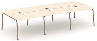 Рабочая станция на 6 мест  3540х1500х750