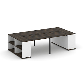 Рабочая станция с опорными стеллажами 2800х1480х750