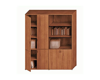 Шкаф комбинированный высокий (закрытый + стекло) Исп.52