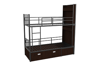 Кровать 2-х ярусная 2075*950*2260 - ЭйБиСи-проджект Кровать 2-х ярусная 2075*950*2260