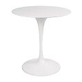 Стол Eero Saarinen Style Tulip Table белый Top MDF D80 глянцевый