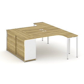 Рабочая станция с опорным стеллажом 1800х1480х750