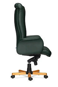 Кресло для руководителя МАКС D100Д на дерев. крестовине